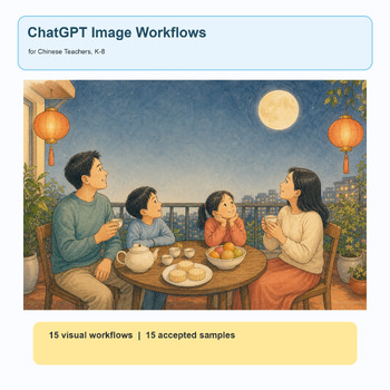 ChatGPT Image Prompts for Chinese Teachers K-8 cover