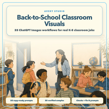 Back to School ChatGPT Image Prompts cover